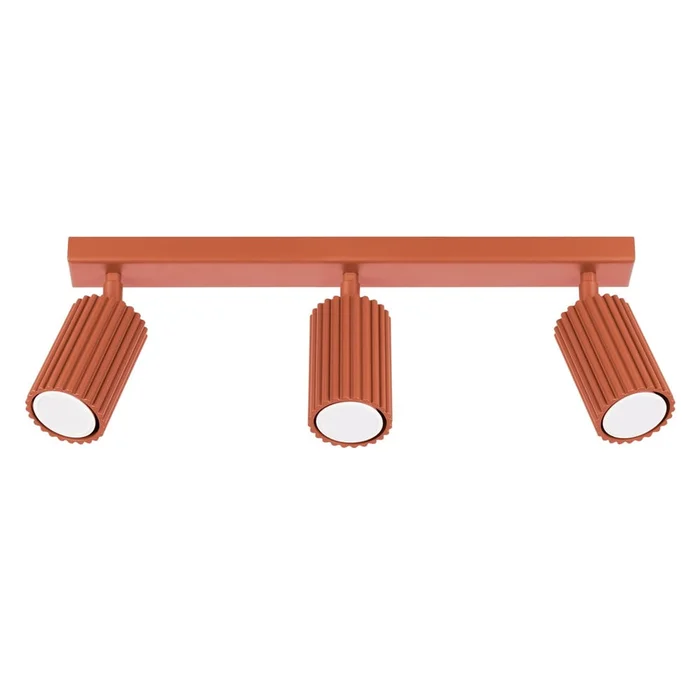 Stropní svítidlo Gleam 6,5 × 45 cm – cihlová