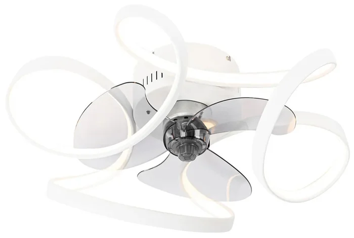 Stropní ventilátor Mandy s LED osvětlením a dálkovým ovládáním