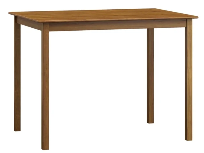 Stůl DASHEN 1 – 120×75 cm, masiv borovice, mořený dub