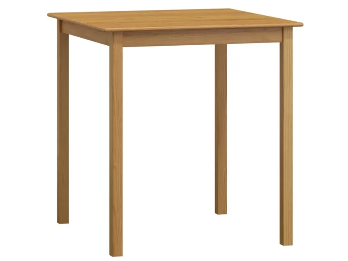 Stůl DASHEN 2 – 70×70 cm, masiv borovice, moření olše