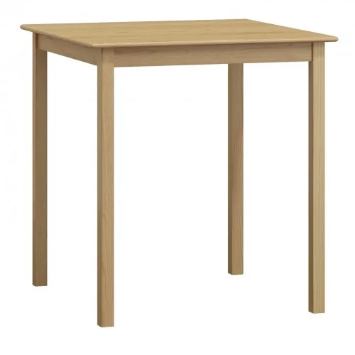 Stůl DASHEN 2 – 75 × 75 cm, masiv borovice