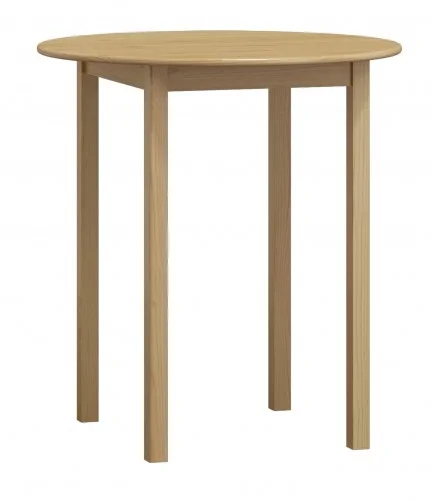 Stůl DASHEN 3, masiv borovice, Ø60 cm