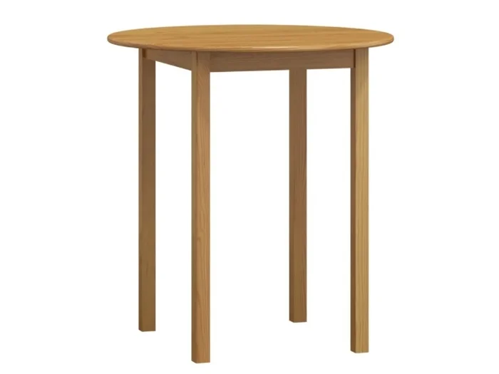 Stůl DASHEN 3, průměr 80 cm, masiv borovice