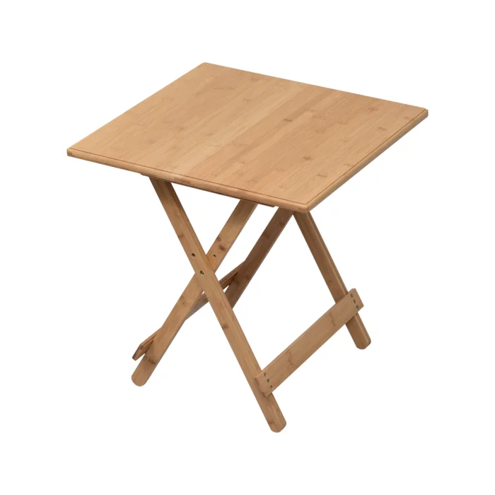 Stůl DENICE z bambusu, 58×58 cm
