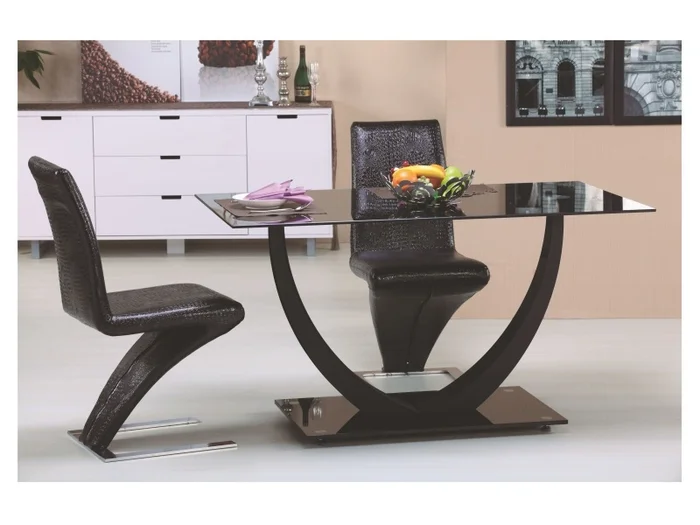 Stůl Rigel kov/sklo