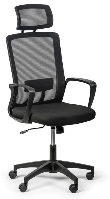 Stylová kancelářská židle BASE PLUS v černém provedení