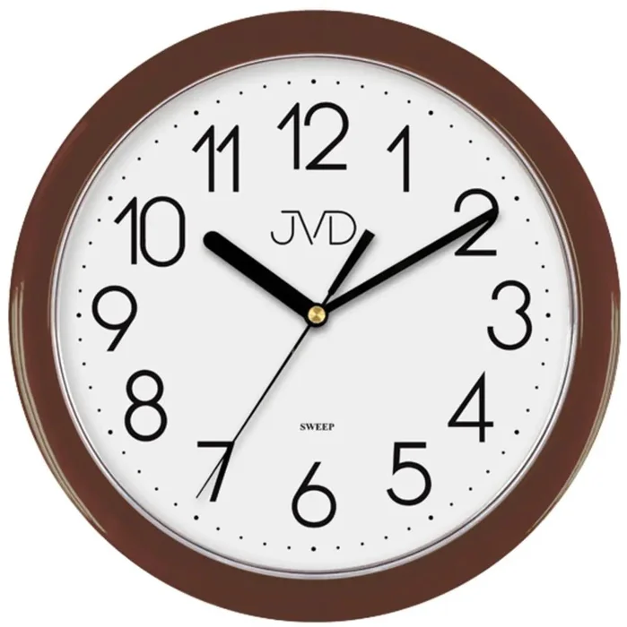 Stylové nástěnné hodiny JVD HP612.16 s tichým chodem