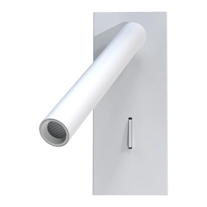 SULION Clara – Bílé nástěnné LED svítidlo, výška 16,5 cm