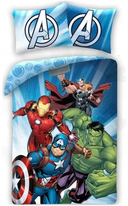 Superhrdinské bavlněné povlečení Avengers útočí