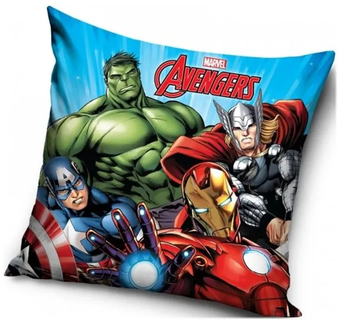 Superhrdinský polštář Avengers 40x40 cm