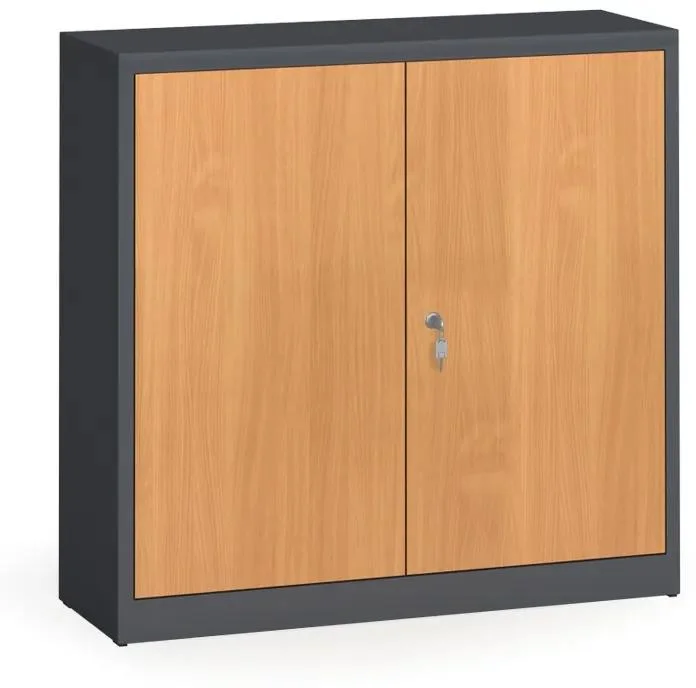 Svařovaná skříň Alfa 3 s lamino dveřmi 1150x1200x400 mm