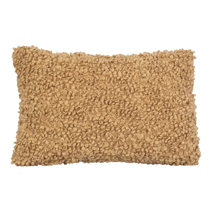 Světle hnědý bavlněný polštář PT LIVING Purity 50x30 cm