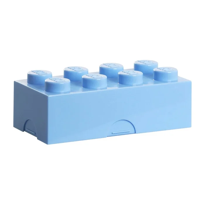 Světle modrý LEGO® svačinový box