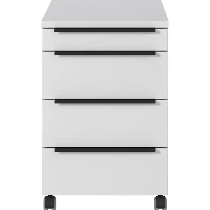 Světle šedá kancelářská skříňka Mailand 42x63x60 cm