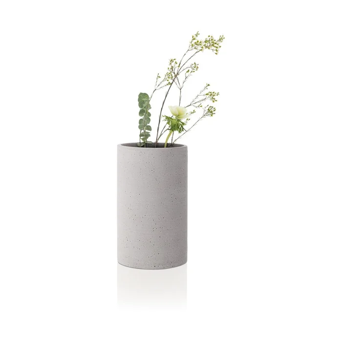 Světle šedá váza Blomus Bouquet 20 cm