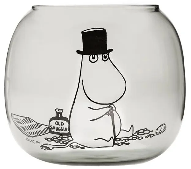 Svícen Moominpappa šedý