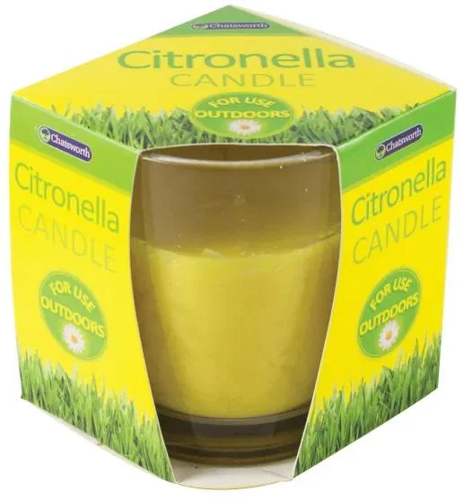 Svíčka Citronela proti komárům ve skle - Vesna