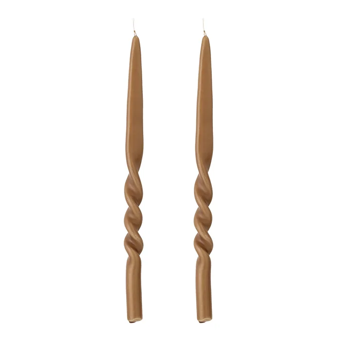 Svíčka Twist Hnědá Bloomingville