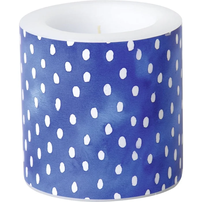 Svíčka White Dots s 25hodinovým hořením