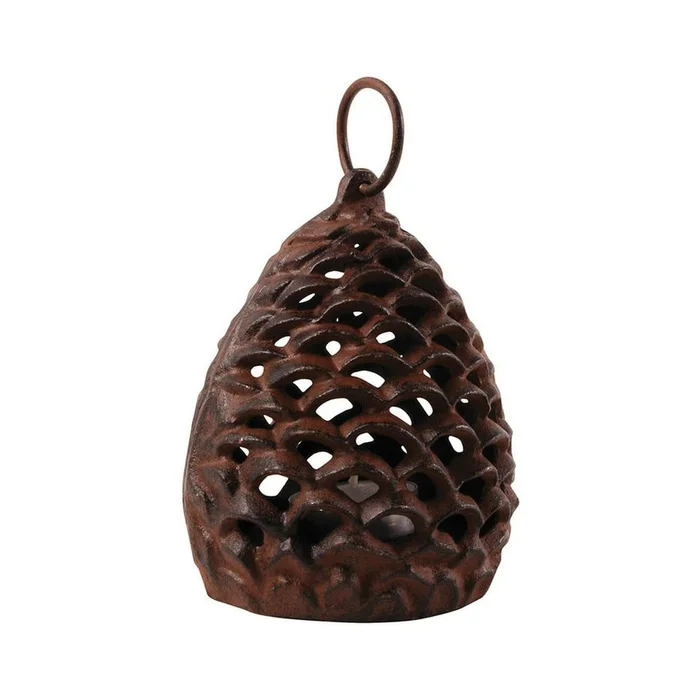 Svítilna z litiny Esschert Design Borová šiška Ø 9,9 cm
