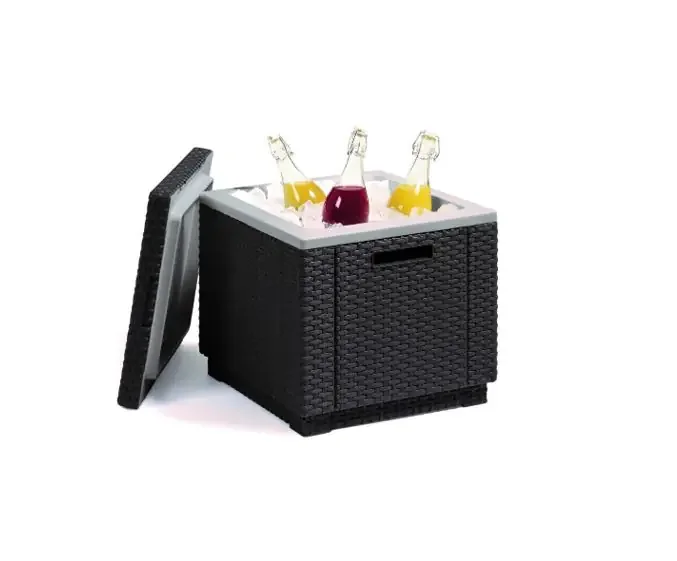 Taburet ICE CUBE grafit