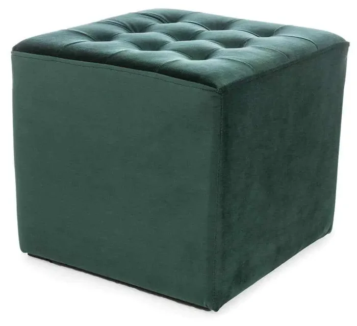 Taburet Lori Velvet zelená