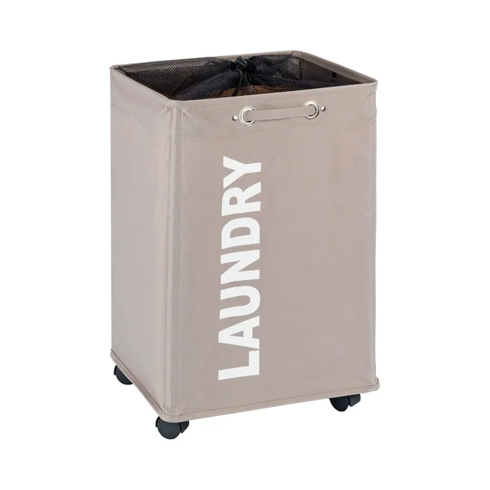 Taupe Koš na Prádlo Wenko Quadro 79,2 l
