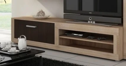 Televizní stolek MOLTENO dub sonoma tmavý