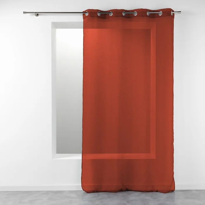 Telma Záclona 140x240 cm Terakotová