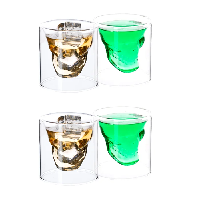TEMPO-KONDELA HotCold TYP 35, termo sklenice 4ks lebka 75 ml