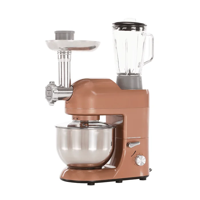 Tempo Kondela Kante – kuchyňský robot 1800 W, 5 l, rose gold/chrom