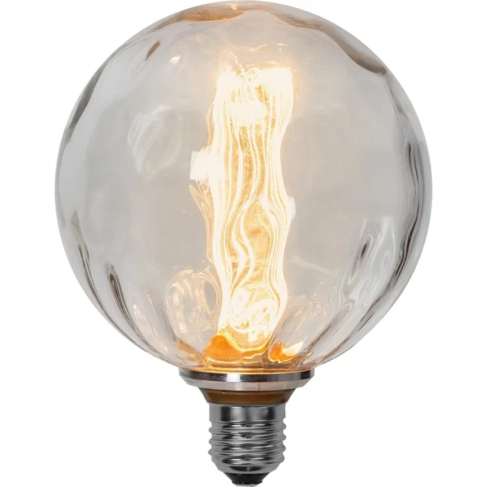 Teplá LED dekorativní žárovka E27 1W