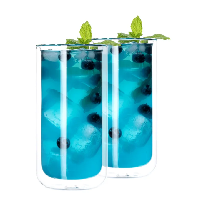 Termo sklenice sada 2 ks, 300 ml, bez ouška, dvojitá stěna