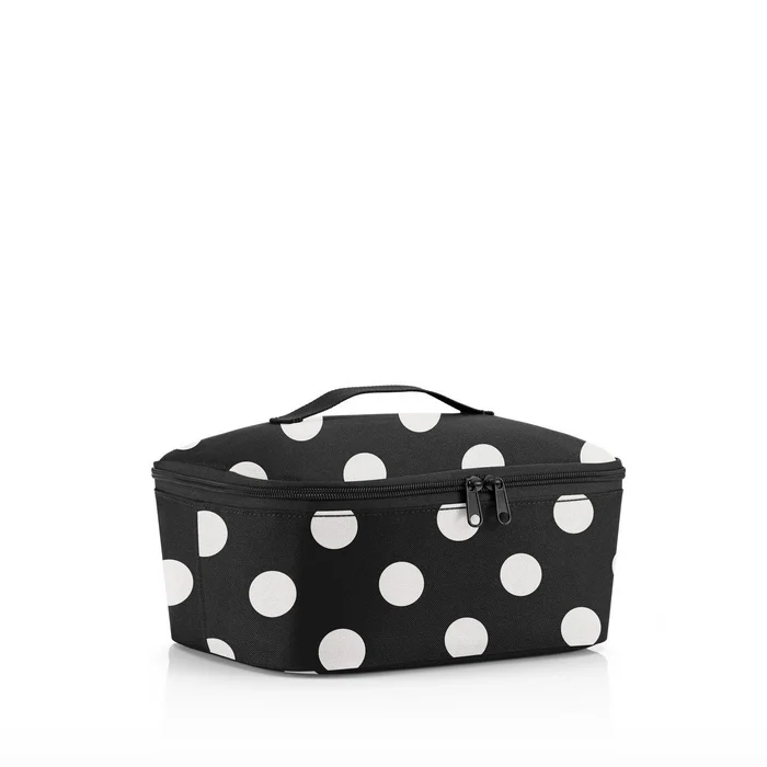 Termobox Coolerbag M Pocket – bílé tečky