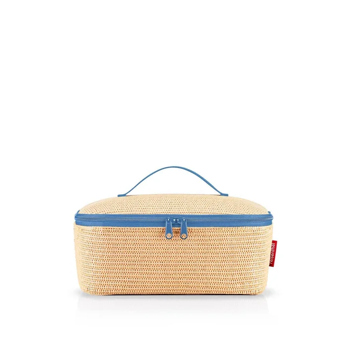 Termobox Coolerbag M Pocket Raffia modrá