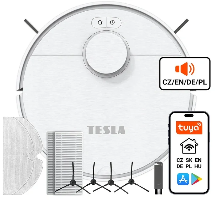 TESLA RoboStar iQ550 - Chytrý laserový robotický vysavač