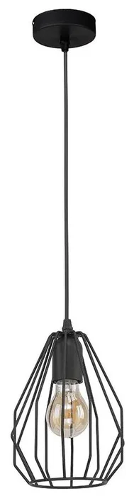 TK Lighting Brylant Black Lustr na lanku