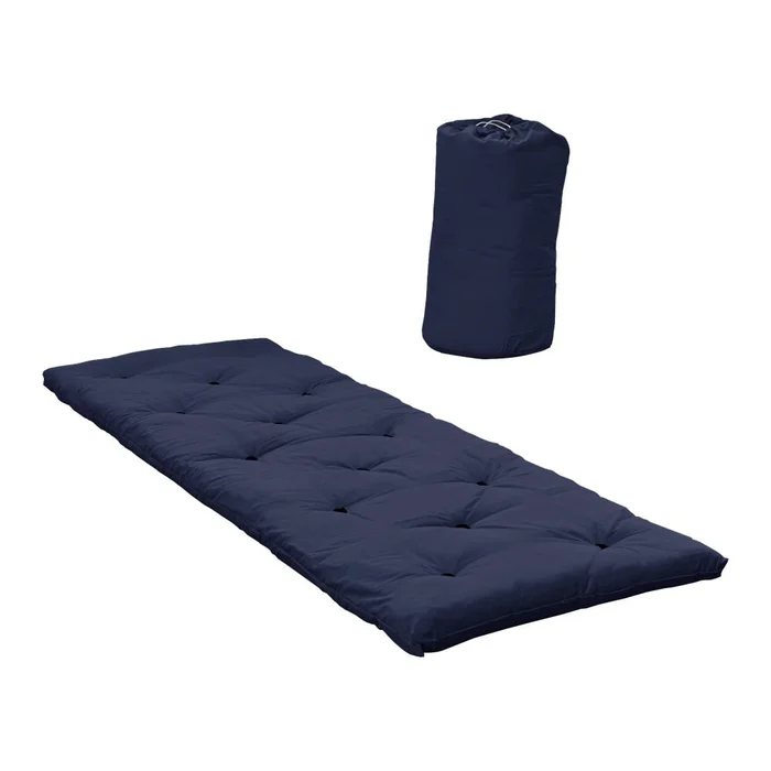 Tmavě modrá futonová matrace 70x190 cm Bed in a Bag Navy