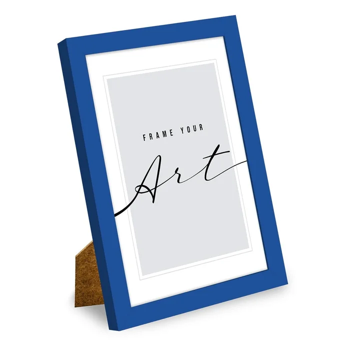 Tmavě modrý multifunkční rámeček 12x17 cm