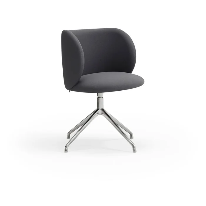 Tmavě šedá jídelní židle Mogi