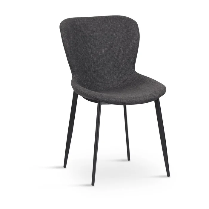 Tmavě šedá jídelní židle Ross