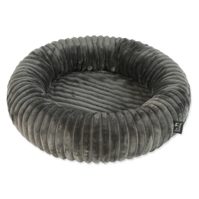 Tmavě šedý pelíšek pro psa 50 cm Dog Fantasy Stripe
