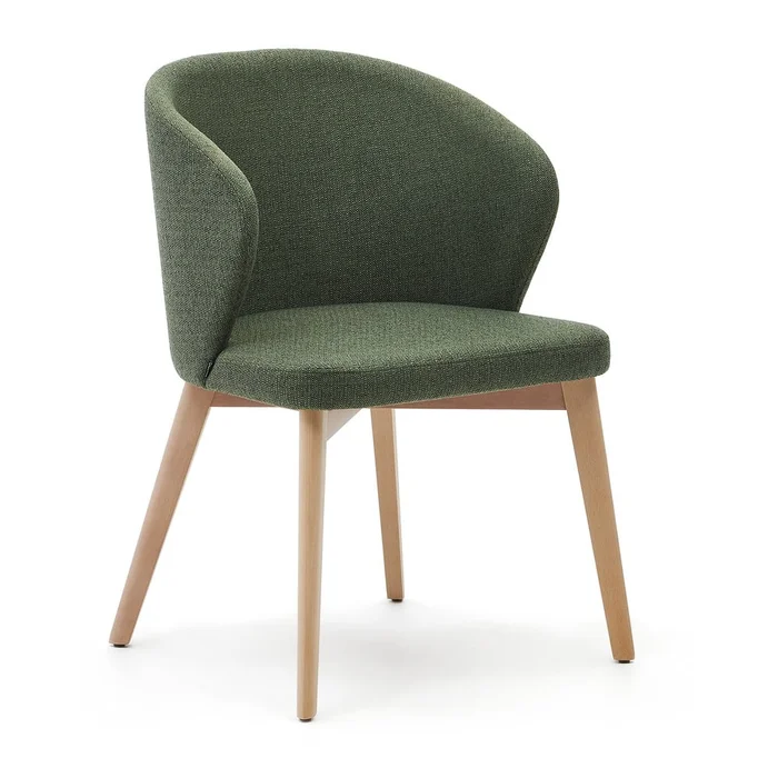 Tmavě zelená jídelní židle Darice