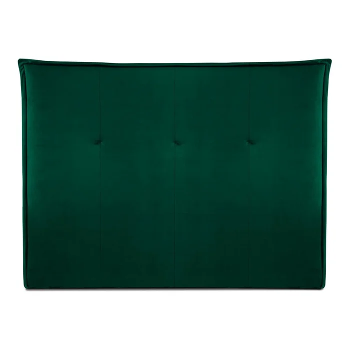 Tmavě zelené čelo postele Monica 140x120 cm