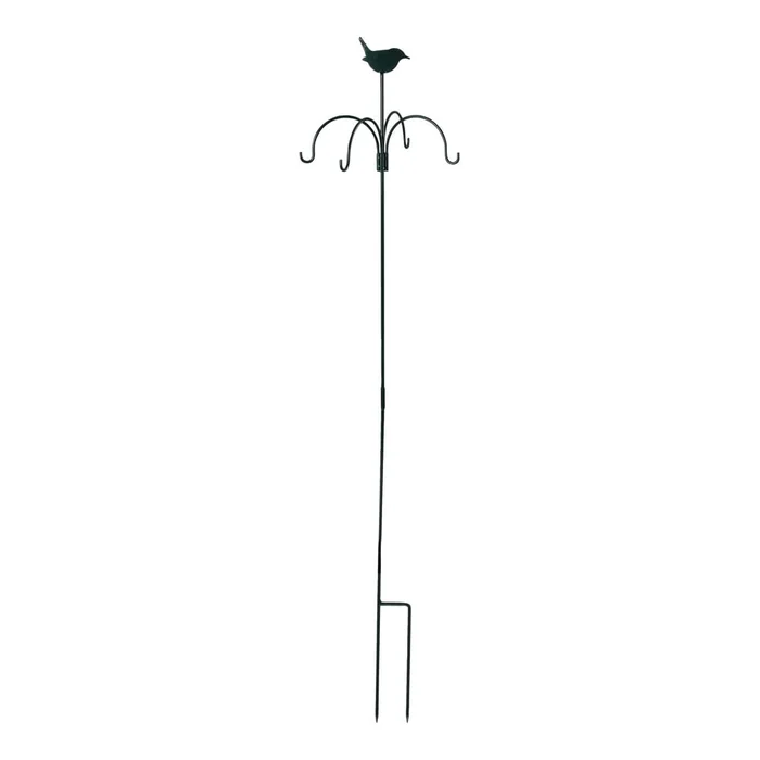 Tmavě zelené krmítko se zápichem Esschert Design 148 cm