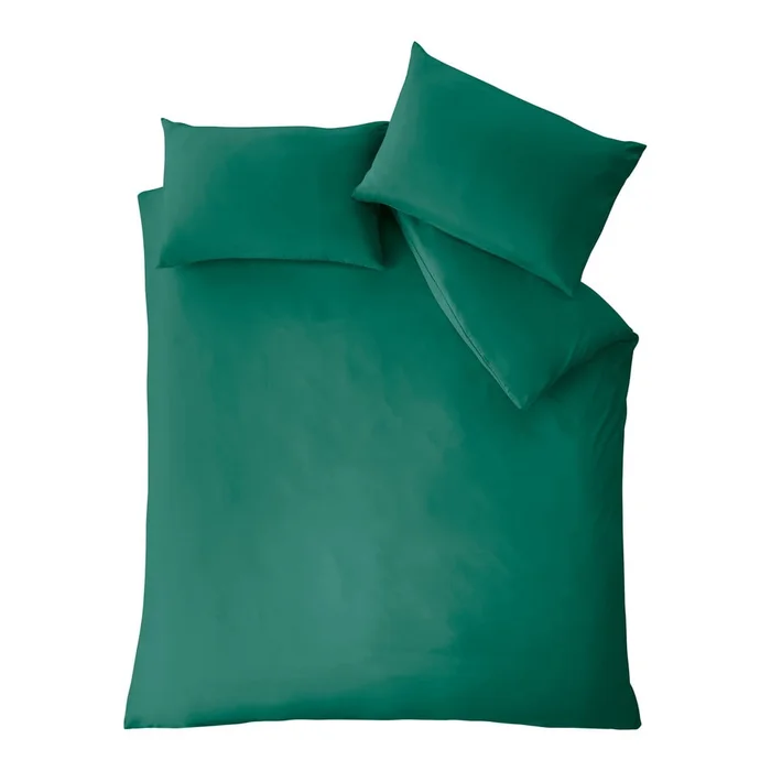 Tmavě zelené mikrovláknové povlečení 200x200 cm