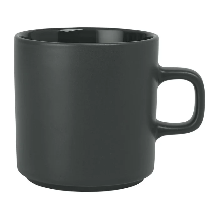 Tmavě zelený keramický hrnek Blomus Pilar 250 ml