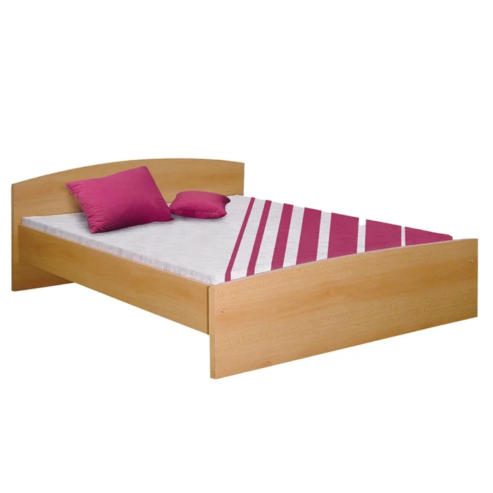 TOACA Dvoulůžko 160x200 cm, lamino buk