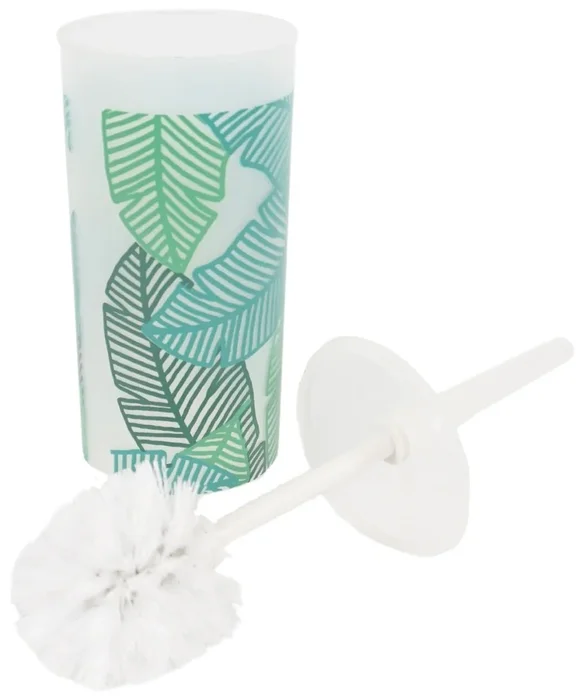 Toaletní kartáč s stojánkem CHANTILLY 35 cm bílý