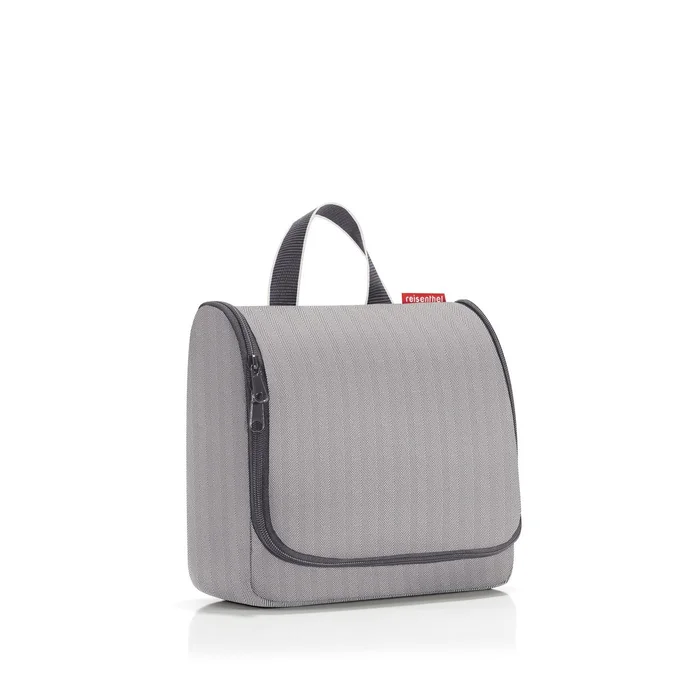 Toaletní taštička Reisenthel Toiletbag Herringbone šedá